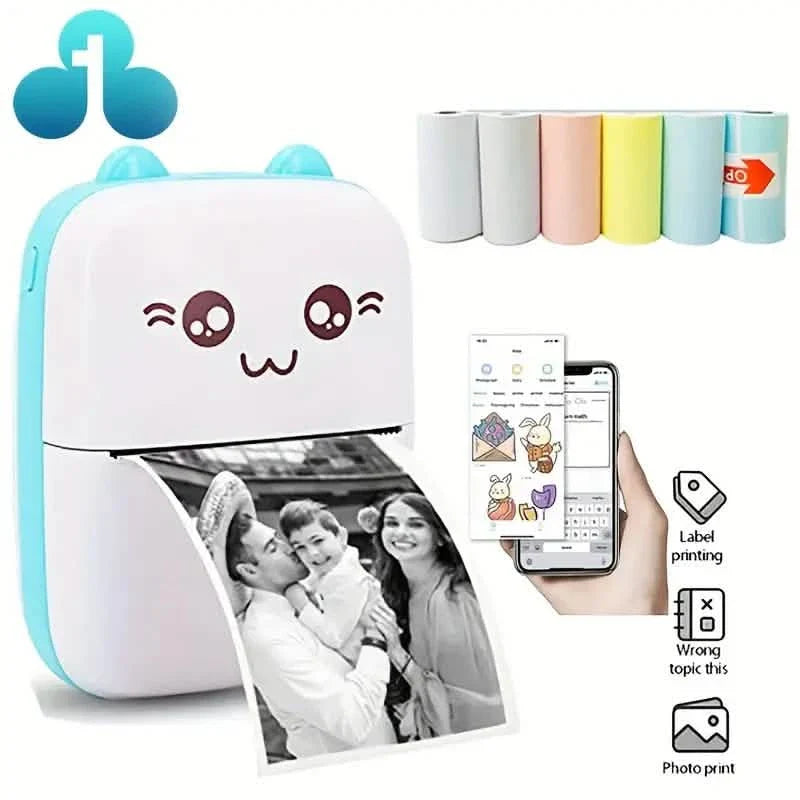 Mini Pocket Wireless BT Thermal Inkless Printer for Smartphones DailySale