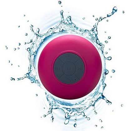 Mini Portable Bluetooth Waterproof Shower Speaker w/ Built-in Mic & Suction Cups DailySale