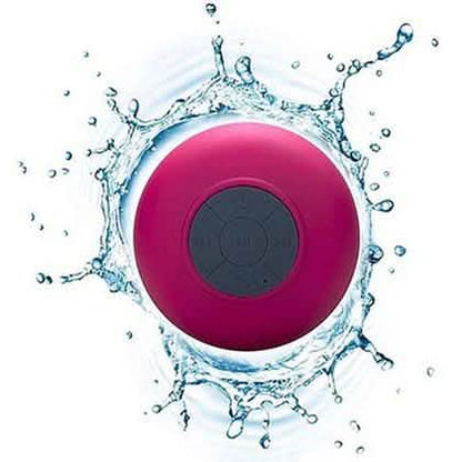 Mini Portable Bluetooth Waterproof Shower Speaker w/ Built-in Mic & Suction Cups DailySale