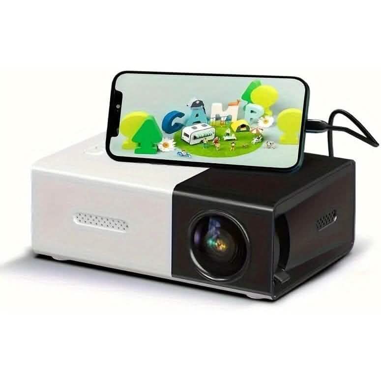 Mini Portable High-Definition Movie Projector Bright 3000+ Lumen HD LED Light Source With USB DailySale