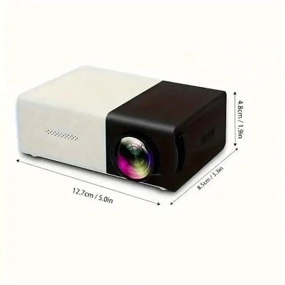 Mini Portable High-Definition Movie Projector Bright 3000+ Lumen HD LED Light Source With USB DailySale