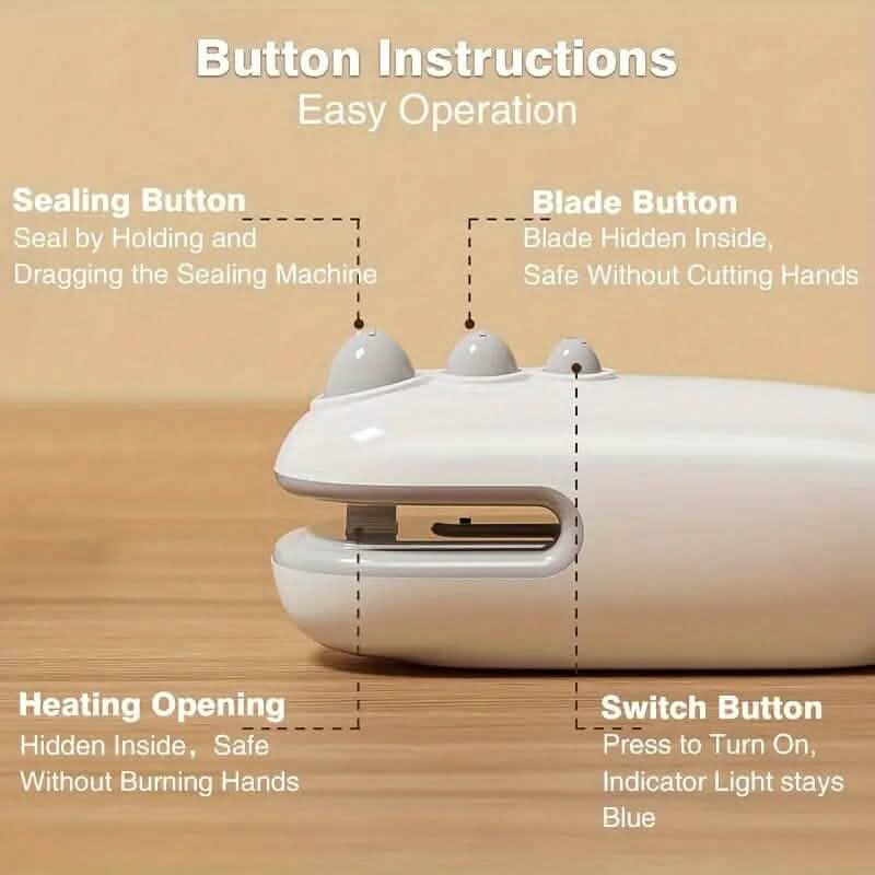 Mini Portable Sealer with Magnetic Suction DailySale