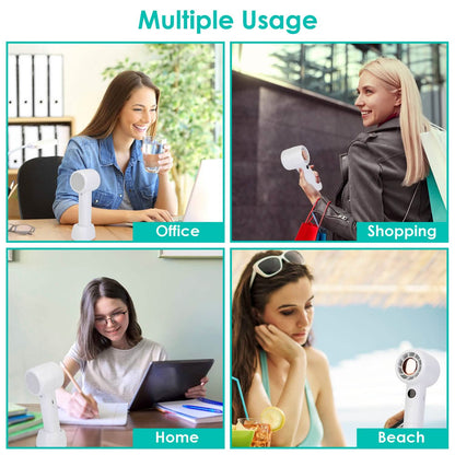 Mini Portable USB Rechargeable Handheld Cooling Fan DailySale