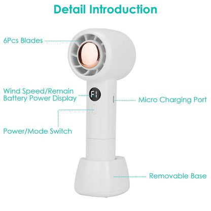 Mini Portable USB Rechargeable Handheld Cooling Fan DailySale