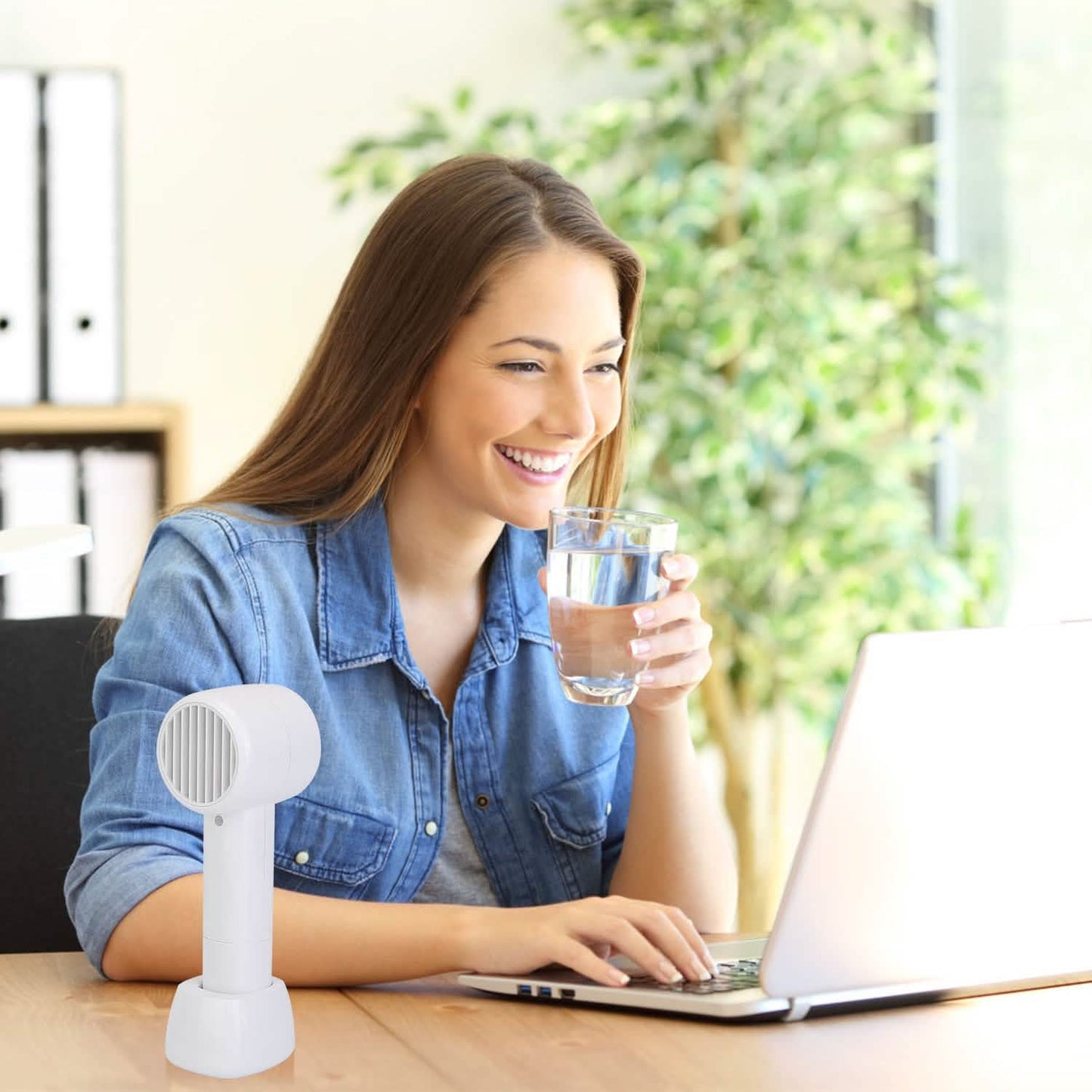 Mini Portable USB Rechargeable Handheld Cooling Fan DailySale