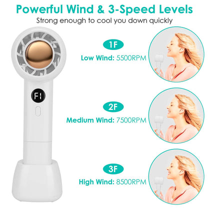 Mini Portable USB Rechargeable Handheld Cooling Fan DailySale