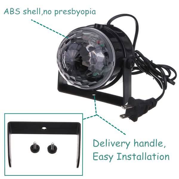 Mini RGB LED Light Crystal Magic Ball DailySale