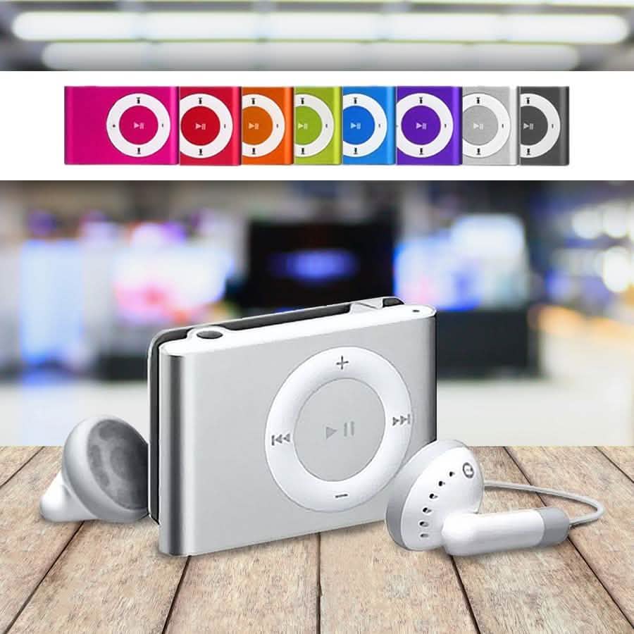 Mini Shuffling MP3 Player with USB Cable and Headphones DailySale