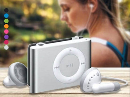 Mini Shuffling MP3 Player with USB Cable and Headphones DailySale