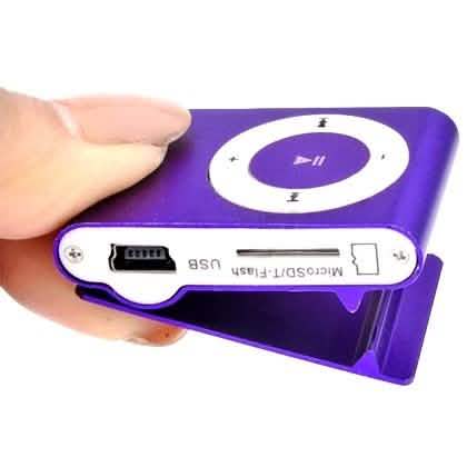 Mini Shuffling MP3 Player with USB Cable and Headphones DailySale