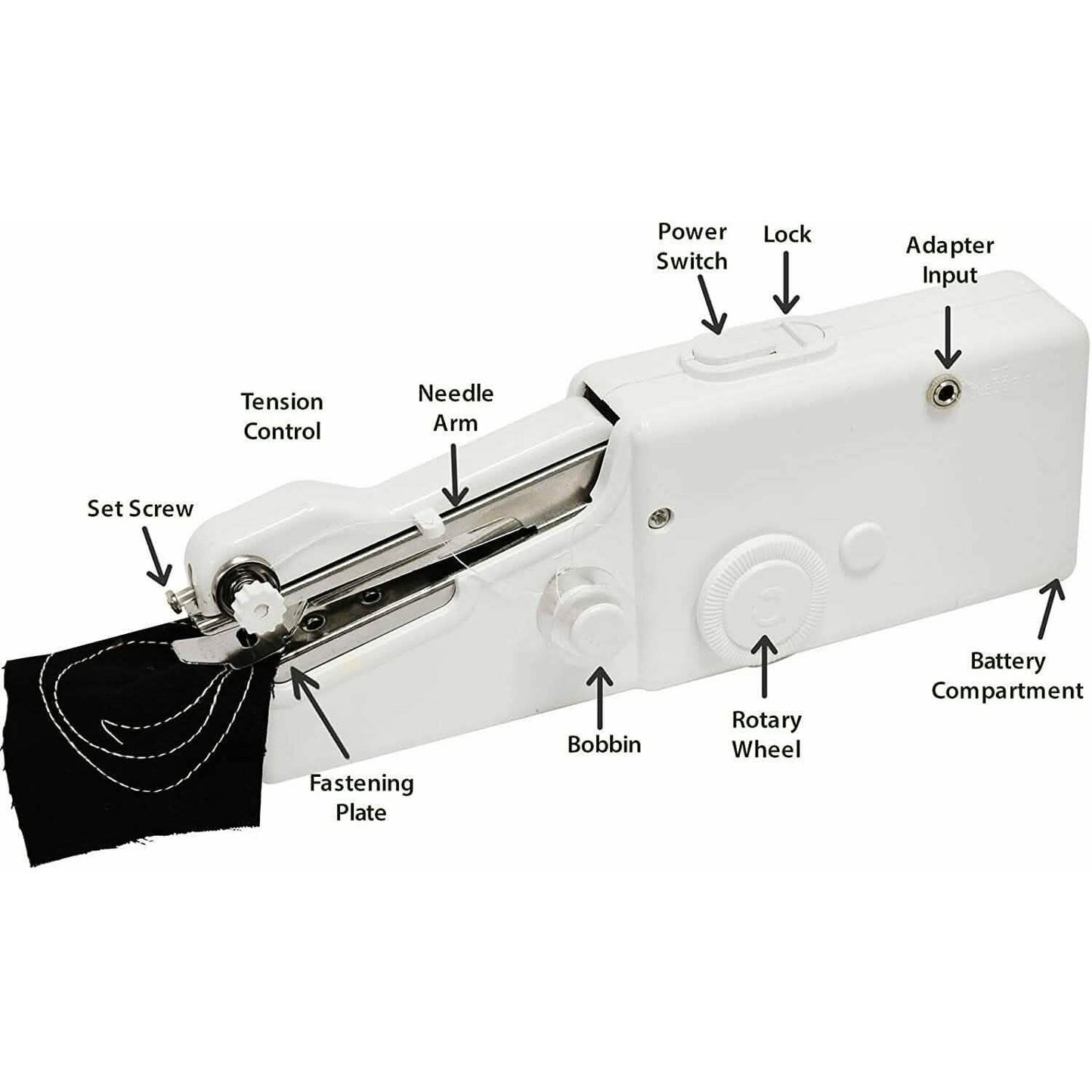Mini Stitch Household Handheld Portable Travel Home Electric Sewing Machine DailySale