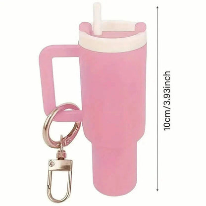 Mini Water Bottle Keychain - Street Style, Plastic Material DailySale