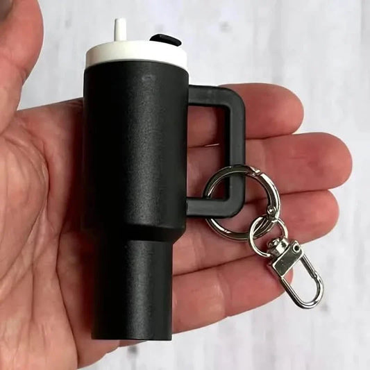 Mini Water Bottle Keychain - Street Style, Plastic Material DailySale