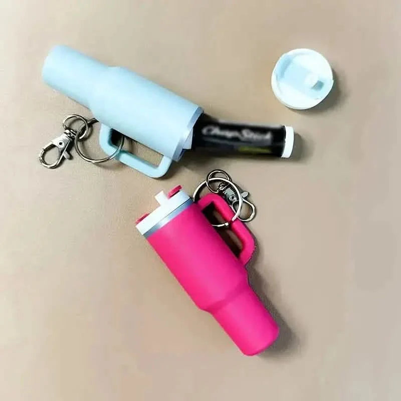 Mini Water Bottle Keychain - Street Style, Plastic Material DailySale
