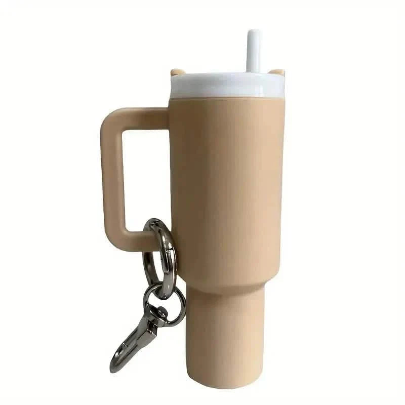 Mini Water Bottle Keychain - Street Style, Plastic Material DailySale