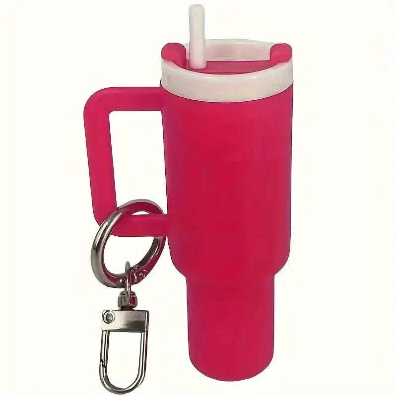 Mini Water Bottle Keychain - Street Style, Plastic Material DailySale