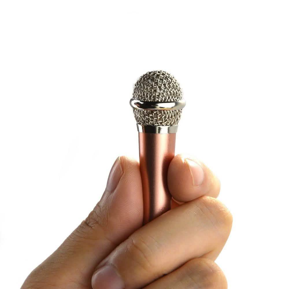 Miniature Metal Microphone for Karaoke with 3.5 mm Universal Cable DailySale