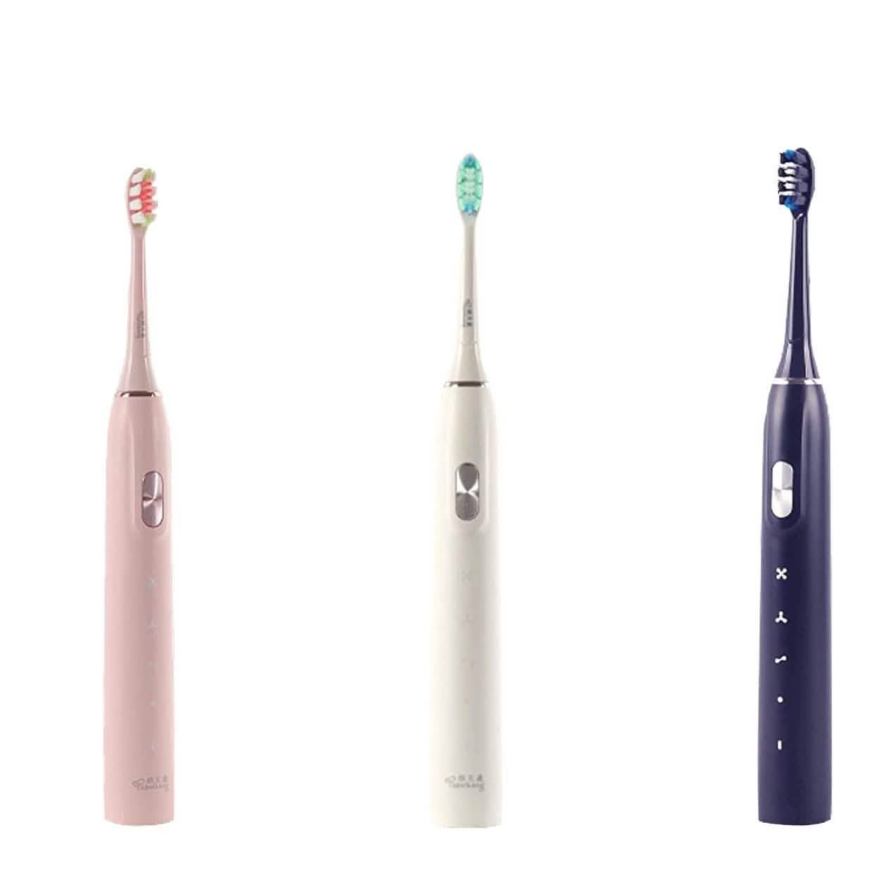 Miniluck Rechargeable Electric Toothbrush with Replacement Toothbrush Heads DailySale