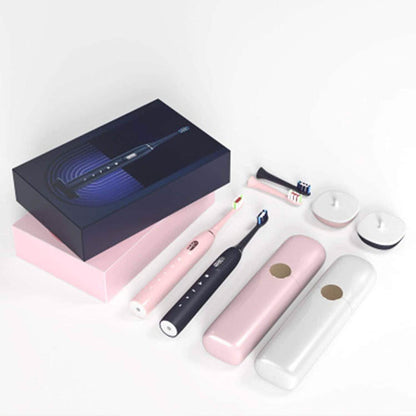 Miniluck Rechargeable Electric Toothbrush with Replacement Toothbrush Heads DailySale