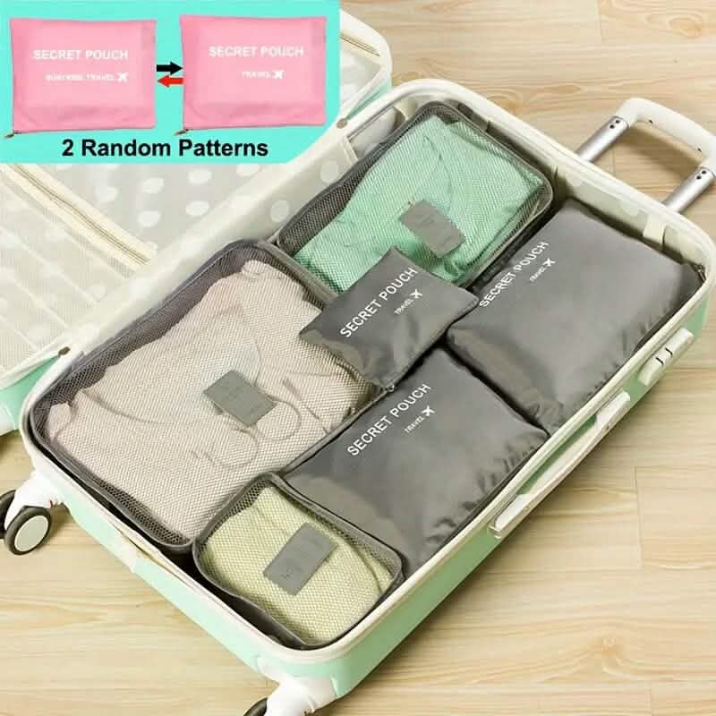 Minimalist Solid Color Versatile Luggage Bag Set DailySale