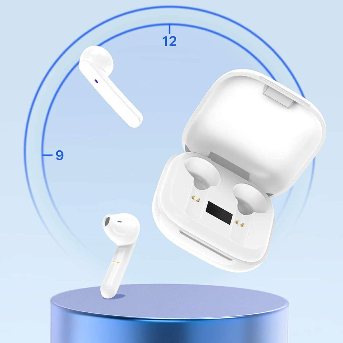 Miracase Wireless Earbuds Bluetooth 5.0 Headphones with USB-C Charging Case DailySale