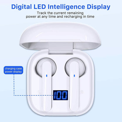 Miracase Wireless Earbuds Bluetooth 5.0 Headphones with USB-C Charging Case DailySale