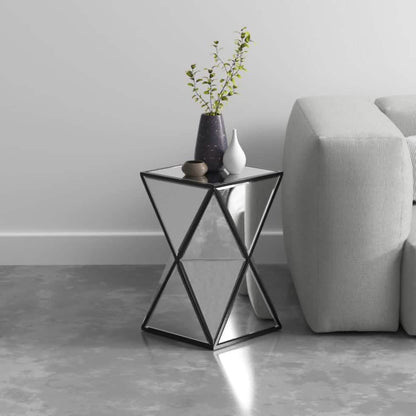 Mirror Bedside Coffee Table DailySale