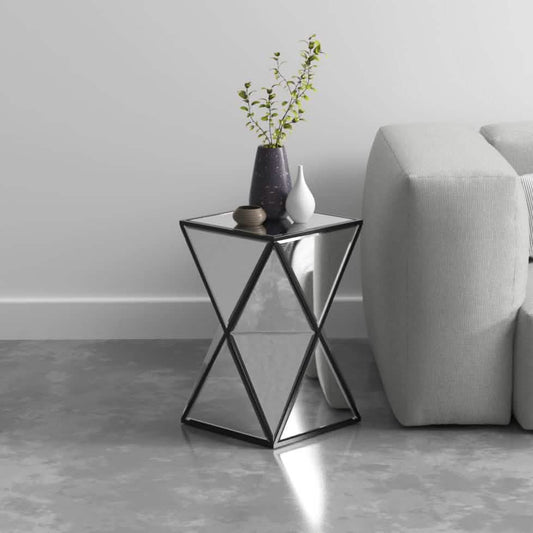 Mirror Bedside Coffee Table DailySale