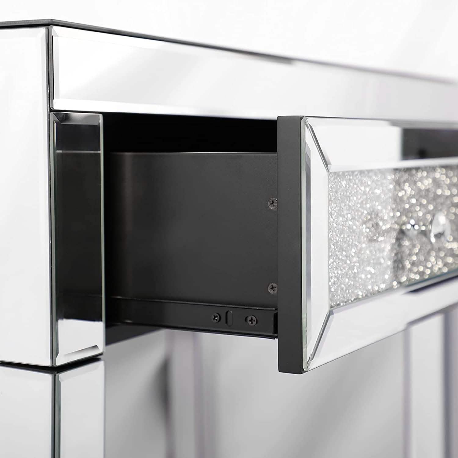 Mirror Desk Dresser with 2 Drawers DailySale