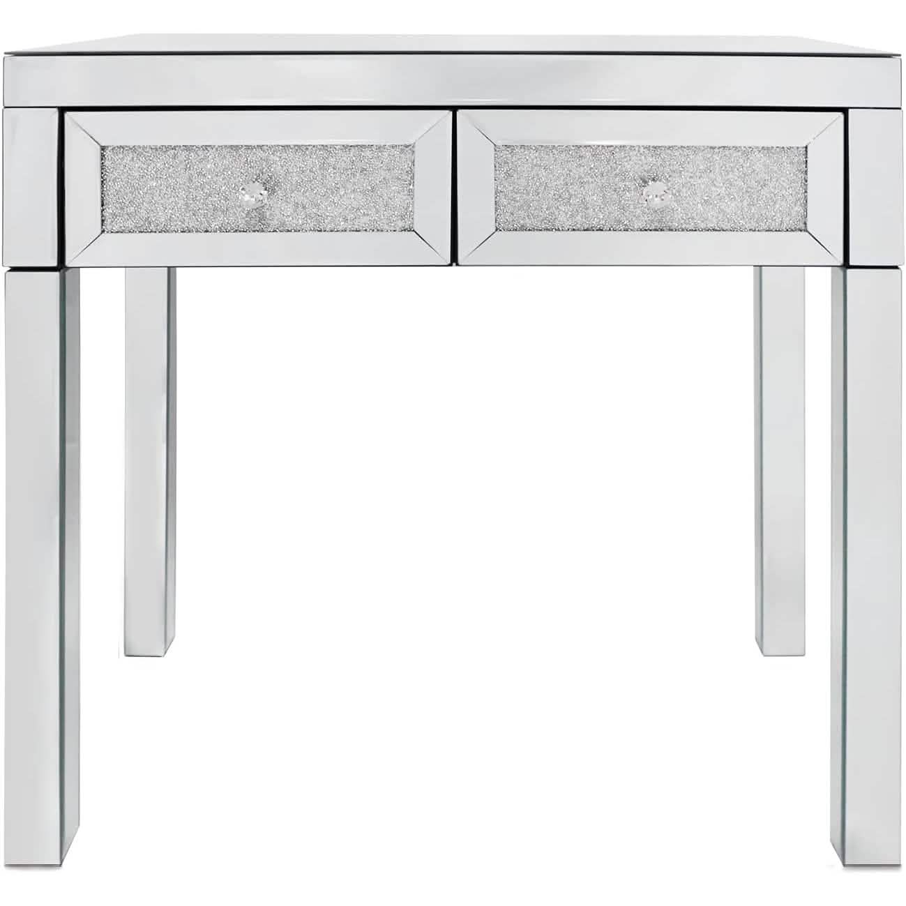 Mirror Desk Dresser with 2 Drawers DailySale
