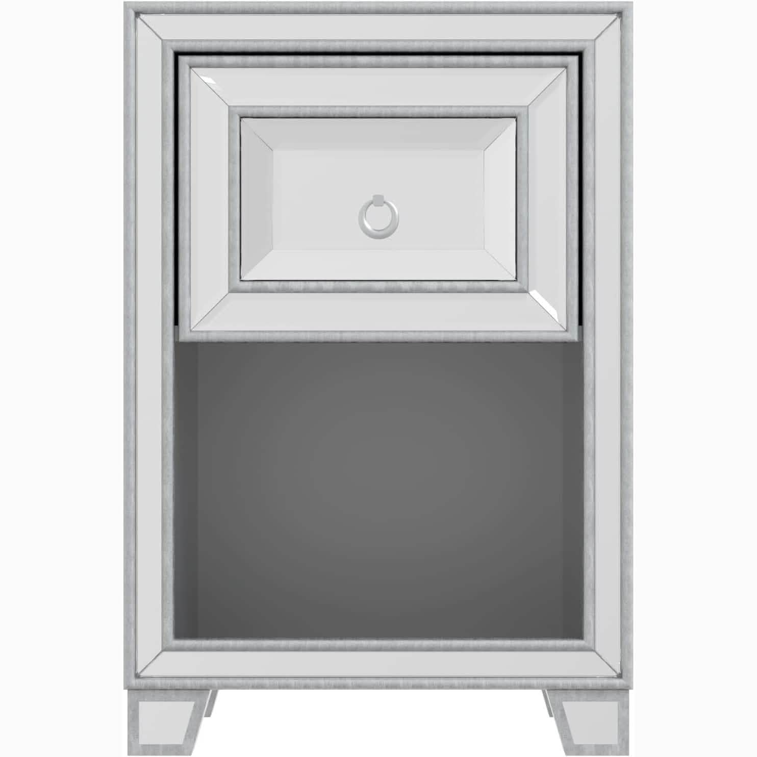 Mirrored Accent Bedside Coffee Table DailySale