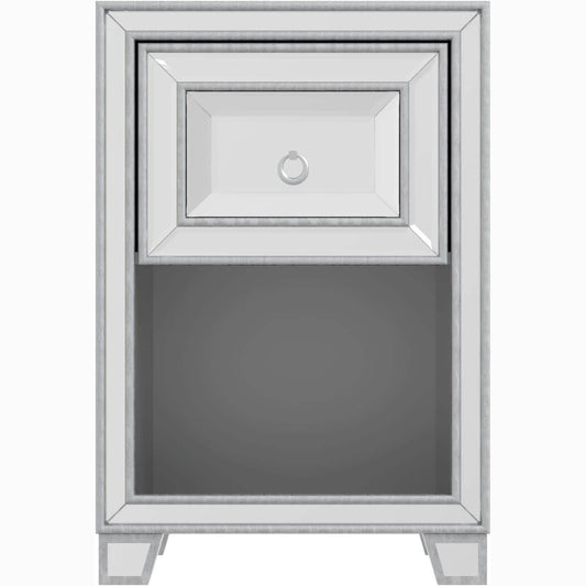 Mirrored Accent Bedside Coffee Table DailySale