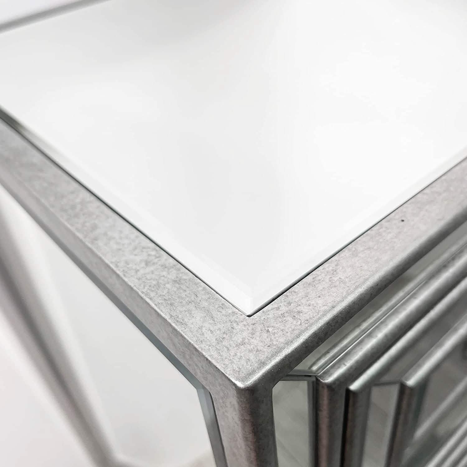 Mirrored Accent Bedside Coffee Table DailySale