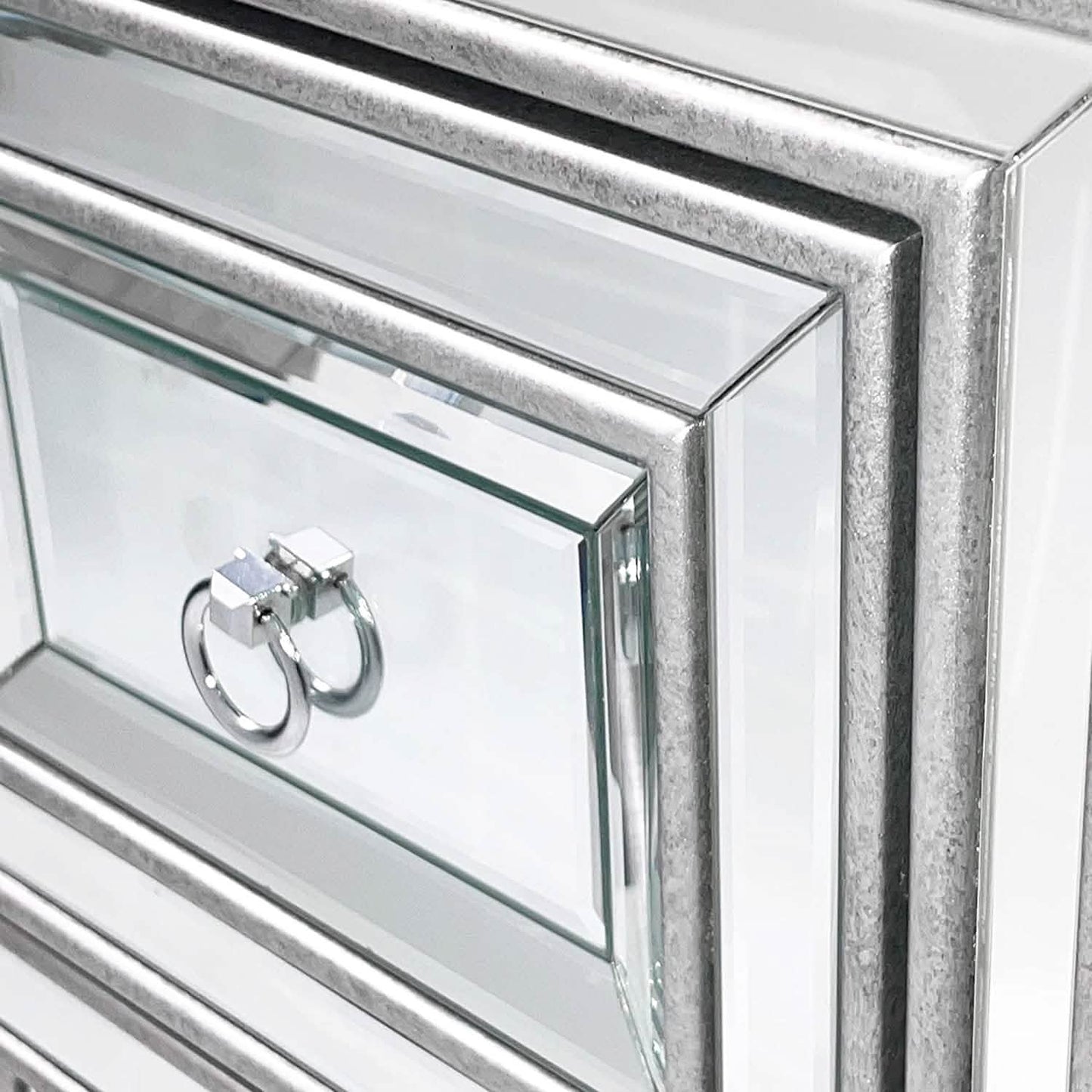 Mirrored Accent Bedside Coffee Table DailySale