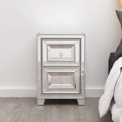 Mirrored Accent Bedside Coffee Table DailySale