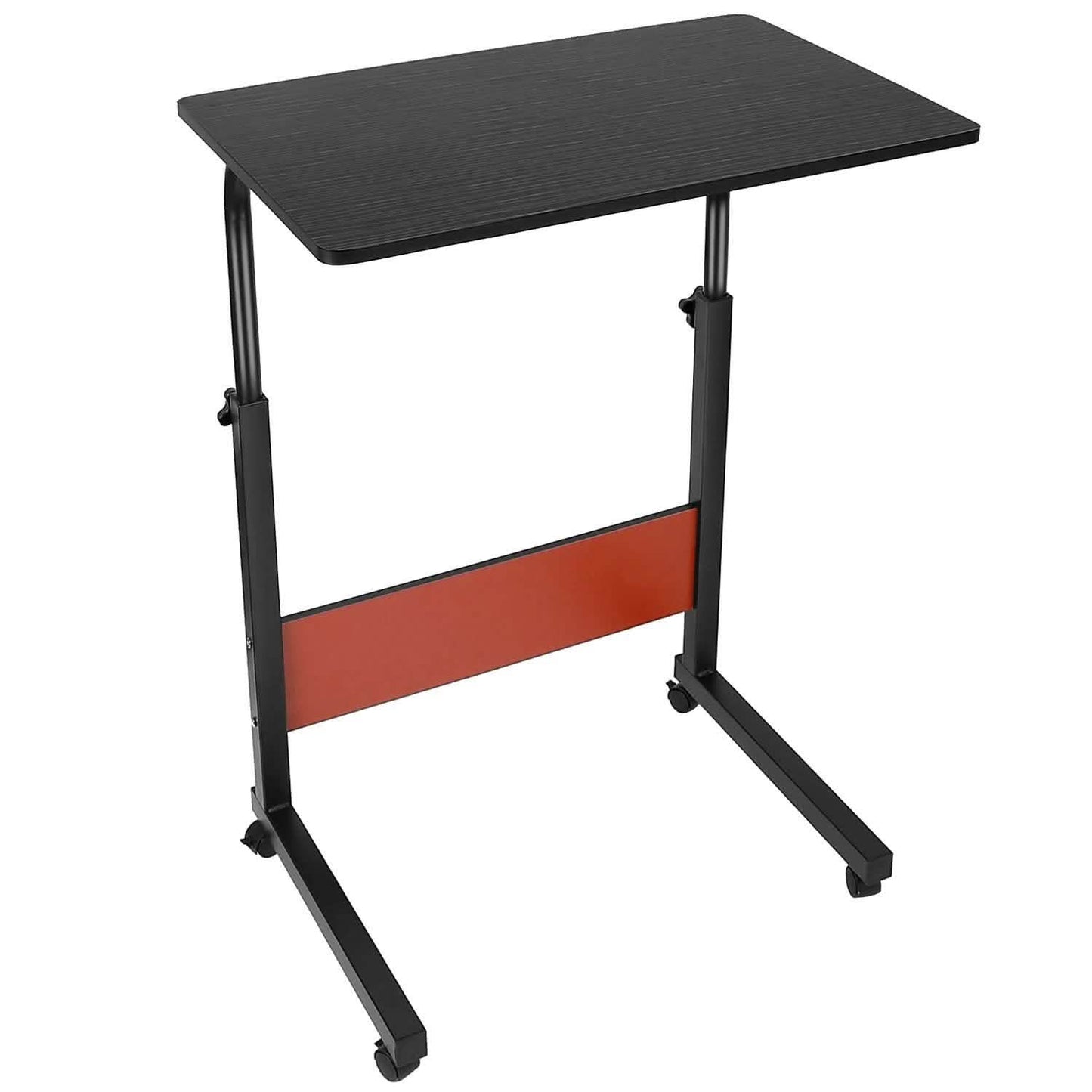 Mobile Laptop Desk Height Adjustable Rolling Wheels DailySale