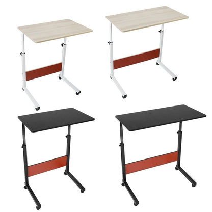 Mobile Laptop Desk Height Adjustable Rolling Wheels DailySale