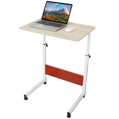 Mobile Laptop Desk Height Adjustable Rolling Wheels DailySale