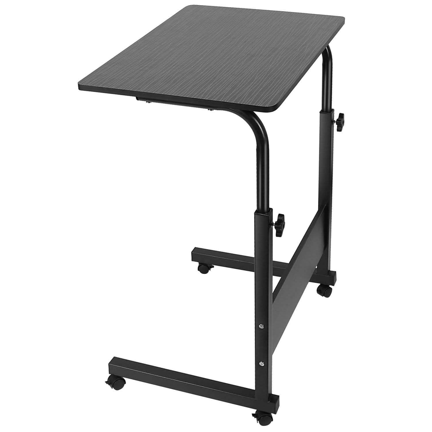 Mobile Laptop Desk Height Adjustable Rolling Wheels DailySale