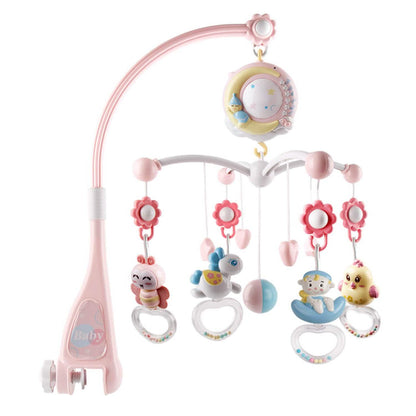Mobile Star Projection Nursery Light Baby Rattle Toy with Music Box Remote Control DailySale