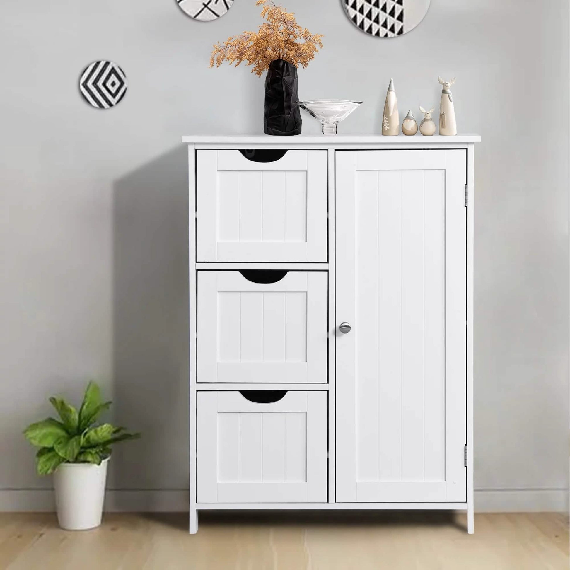 Modern Bathroom Storage Cabinet DailySale
