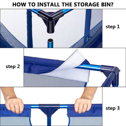 Modern Blue Pool Storage Bin DailySale