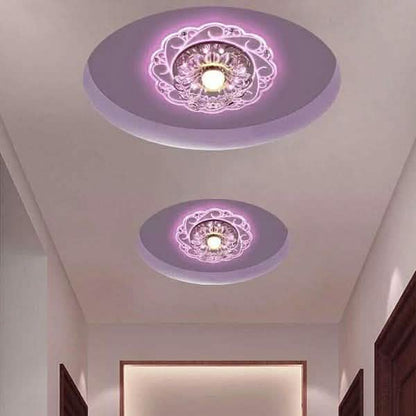 Modern Crystal LED Saving Bright Ceiling Blue Light Lamp Fixture Chandelier DailySale