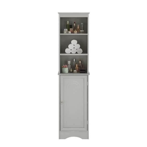 Modern Freestanding Tall Bathroom Locker DailySale