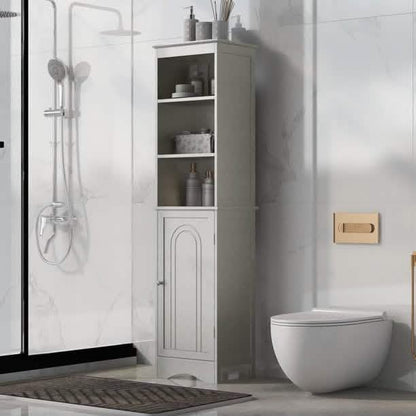 Modern Freestanding Tall Bathroom Locker DailySale