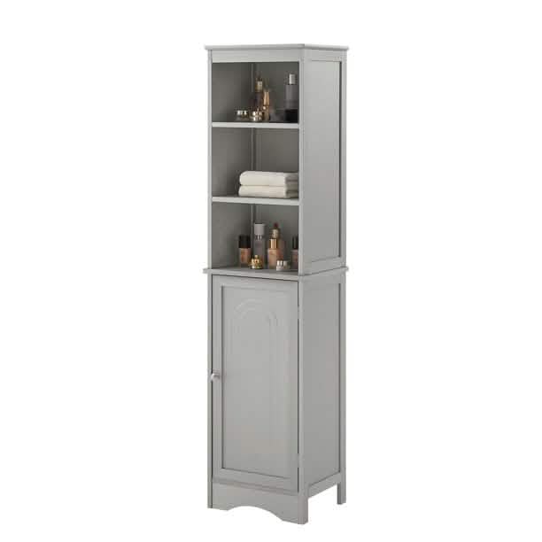 Modern Freestanding Tall Bathroom Locker DailySale