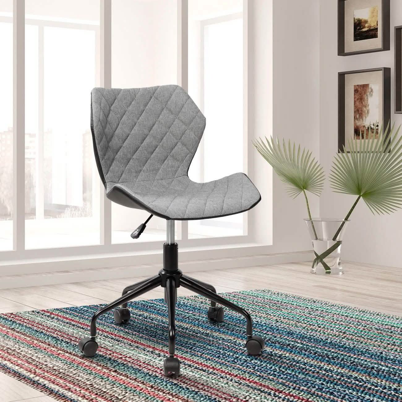 Modern Height Adjustable Office Task Chair DailySale