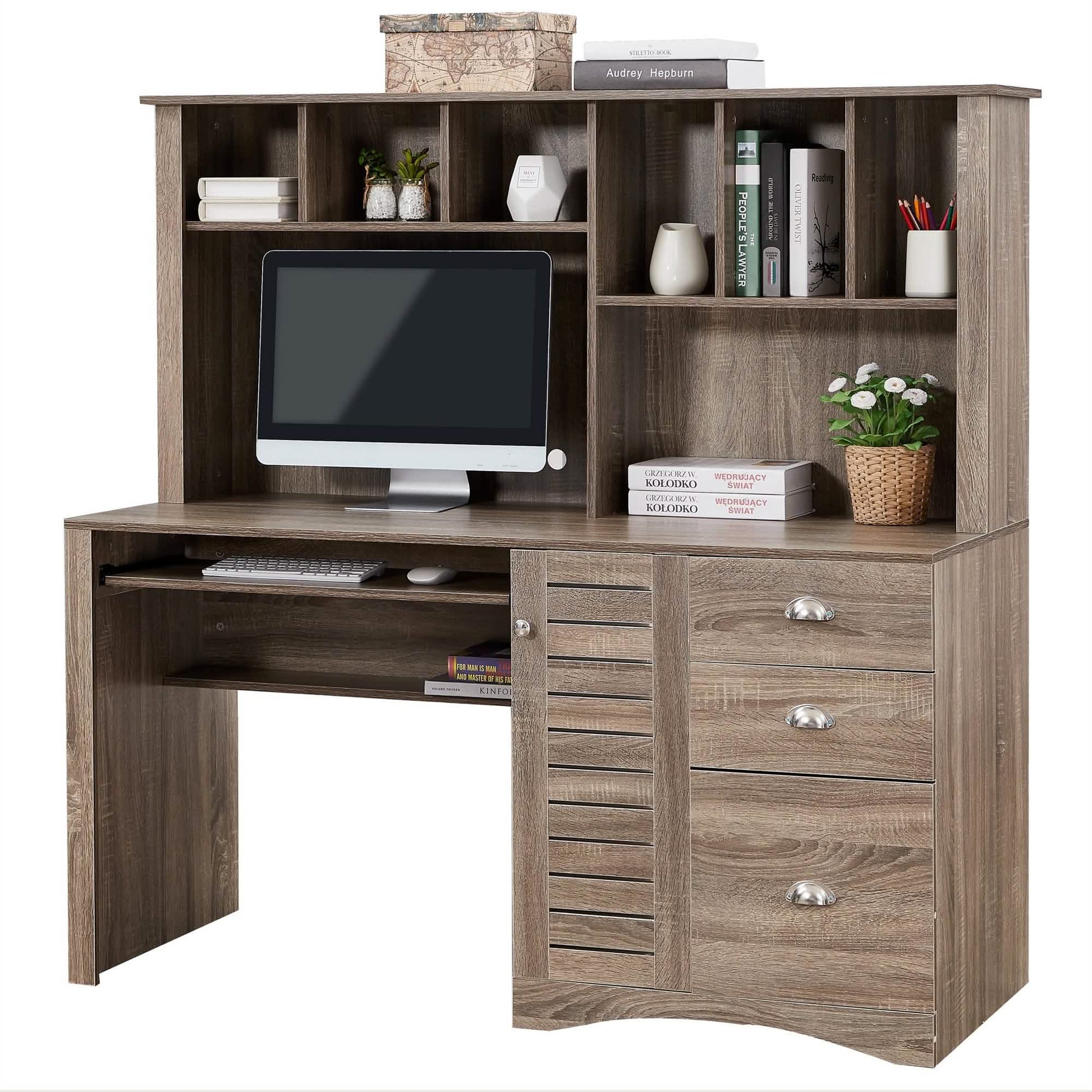Modern Home Office Desk- 59" Computer Desk Table DailySale