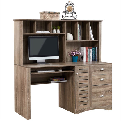 Modern Home Office Desk- 59" Computer Desk Table DailySale