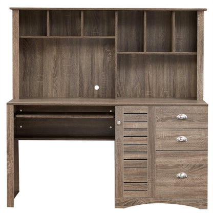 Modern Home Office Desk- 59" Computer Desk Table DailySale